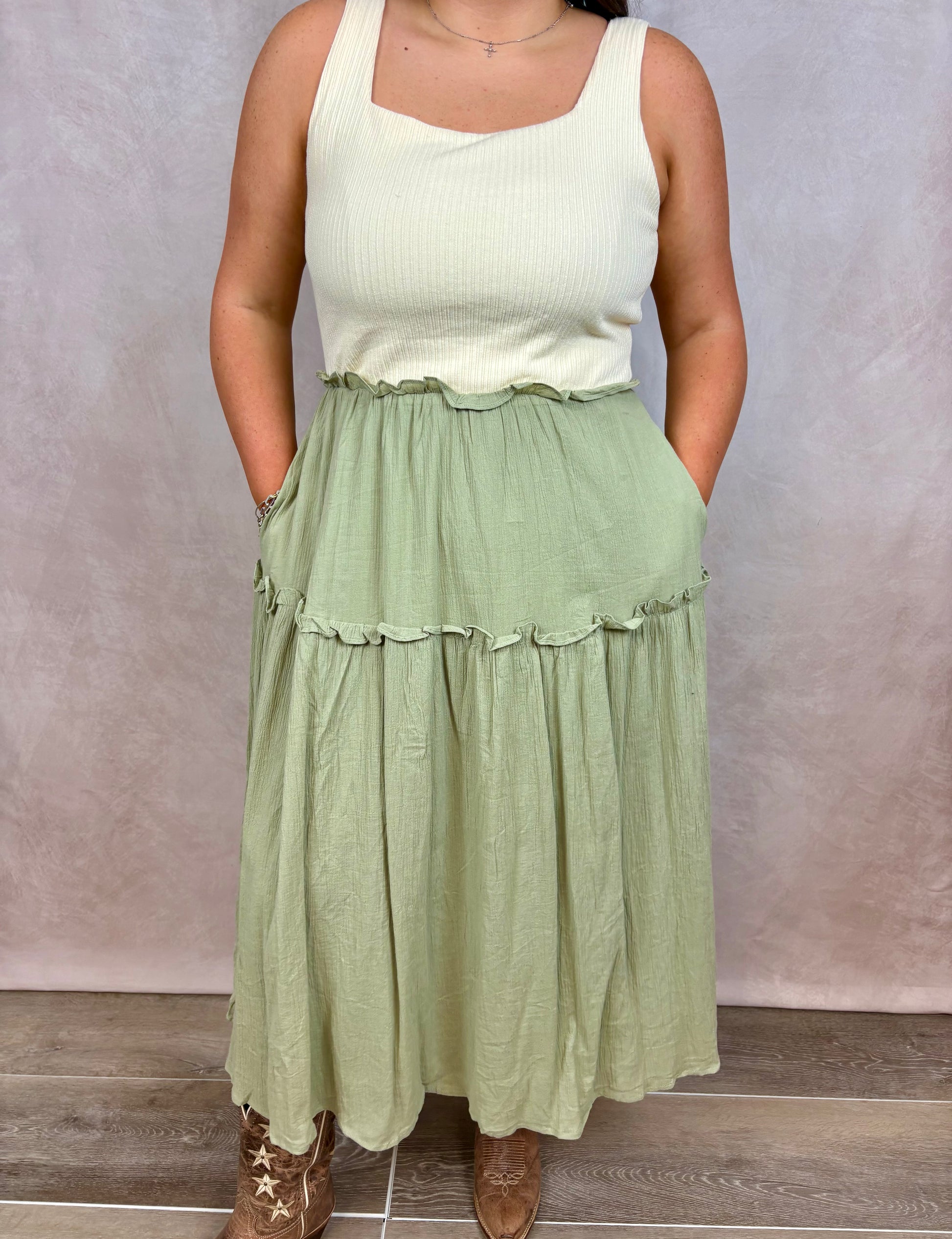 The PLUS Timeless Tiered Dress