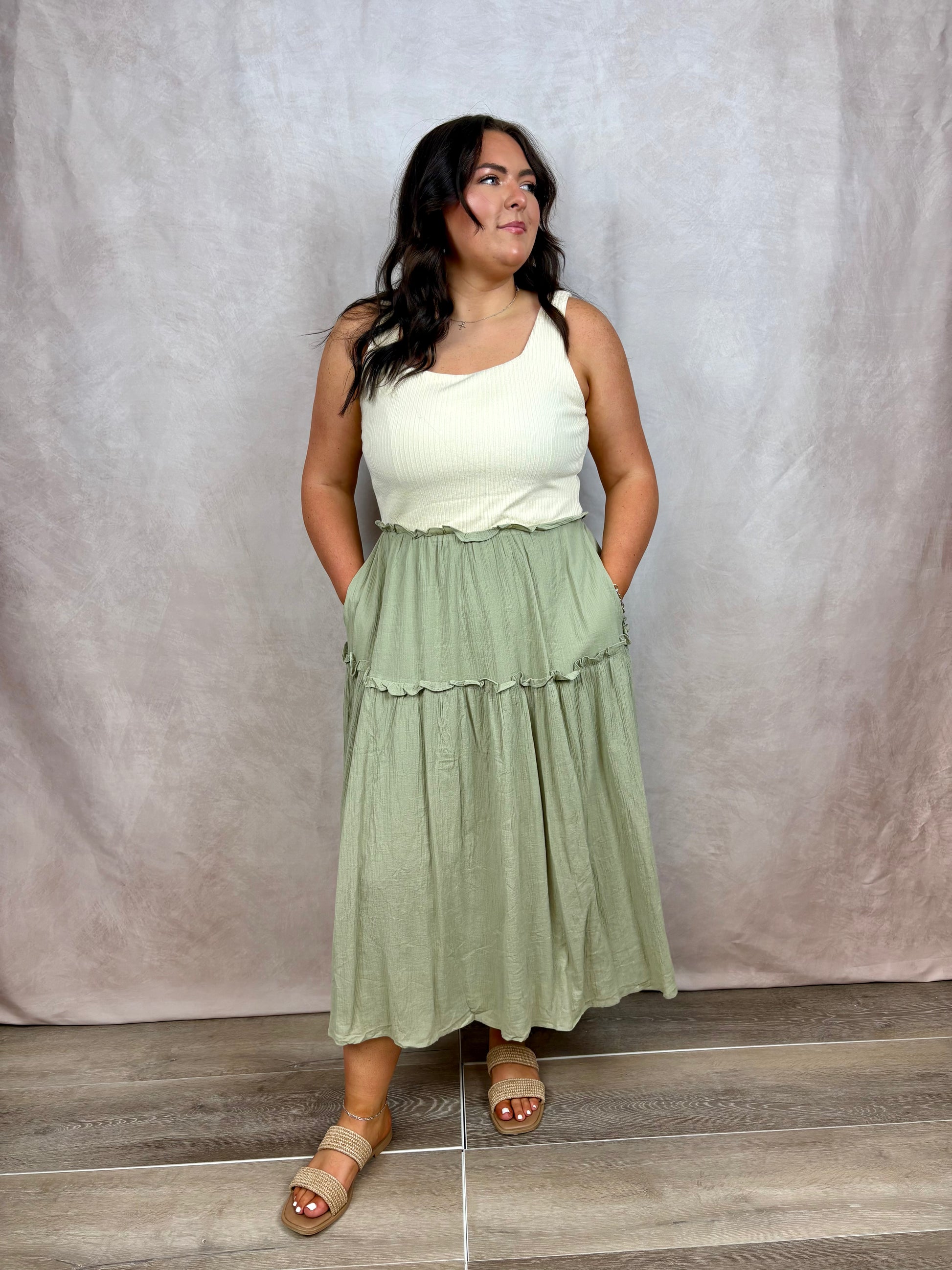 The PLUS Timeless Tiered Dress