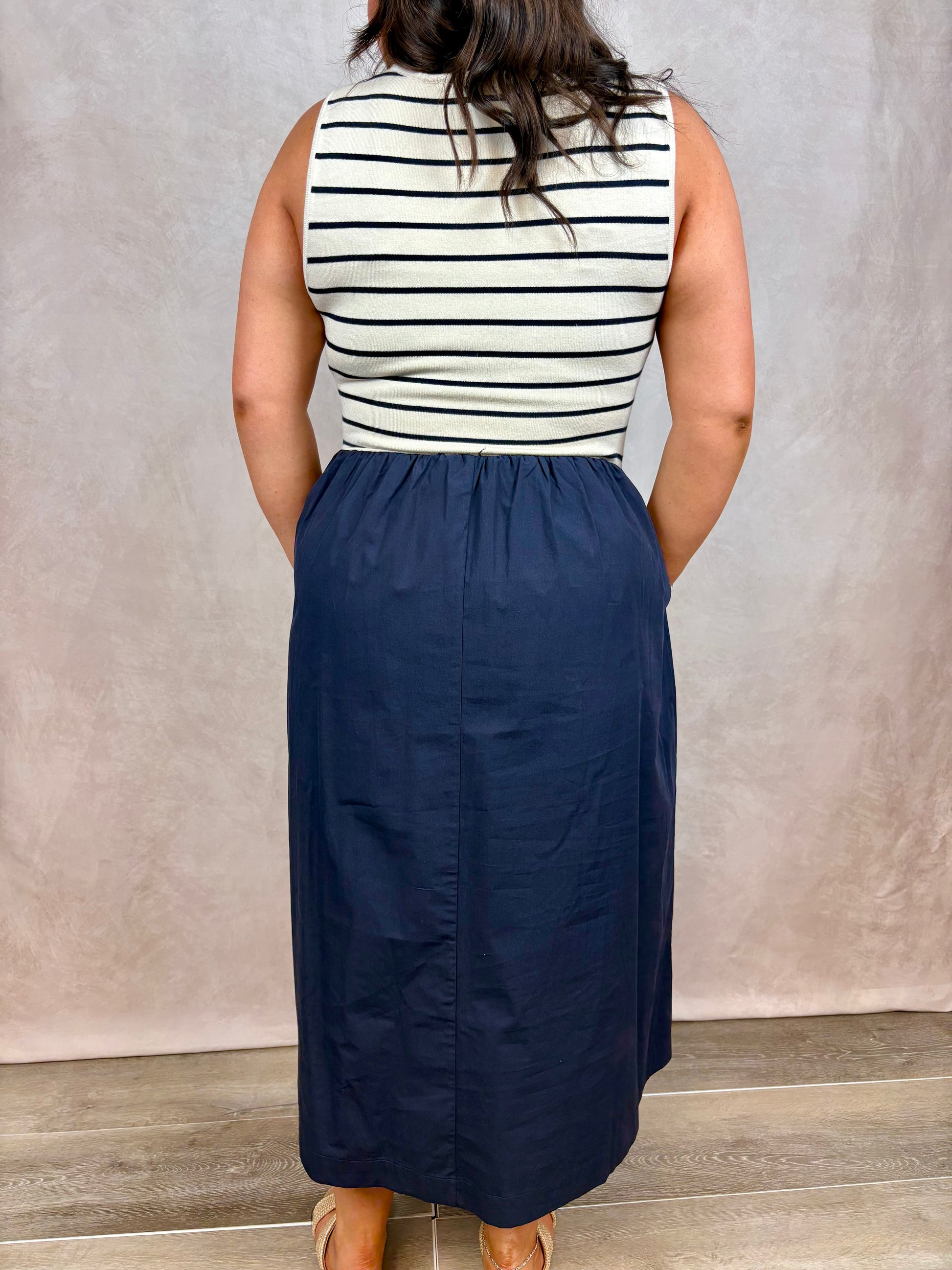 The Seaside Stripes Midi
