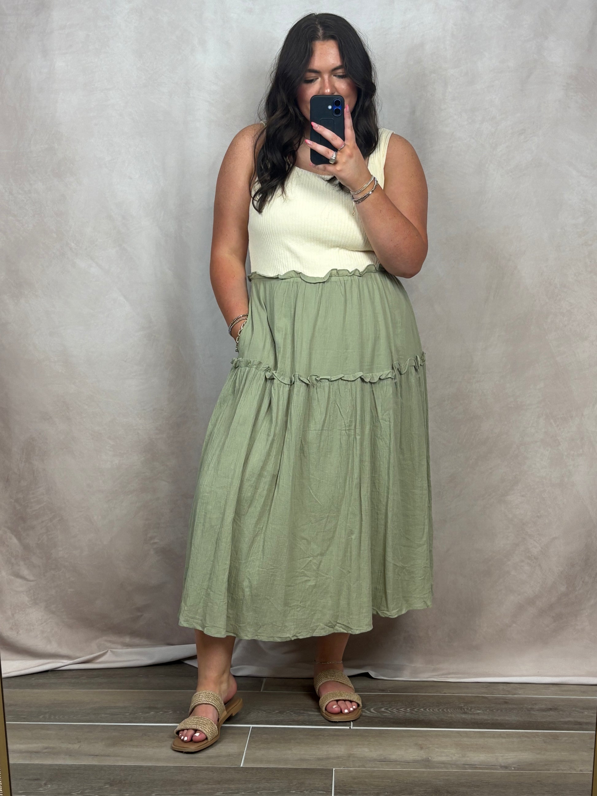 The PLUS Timeless Tiered Dress