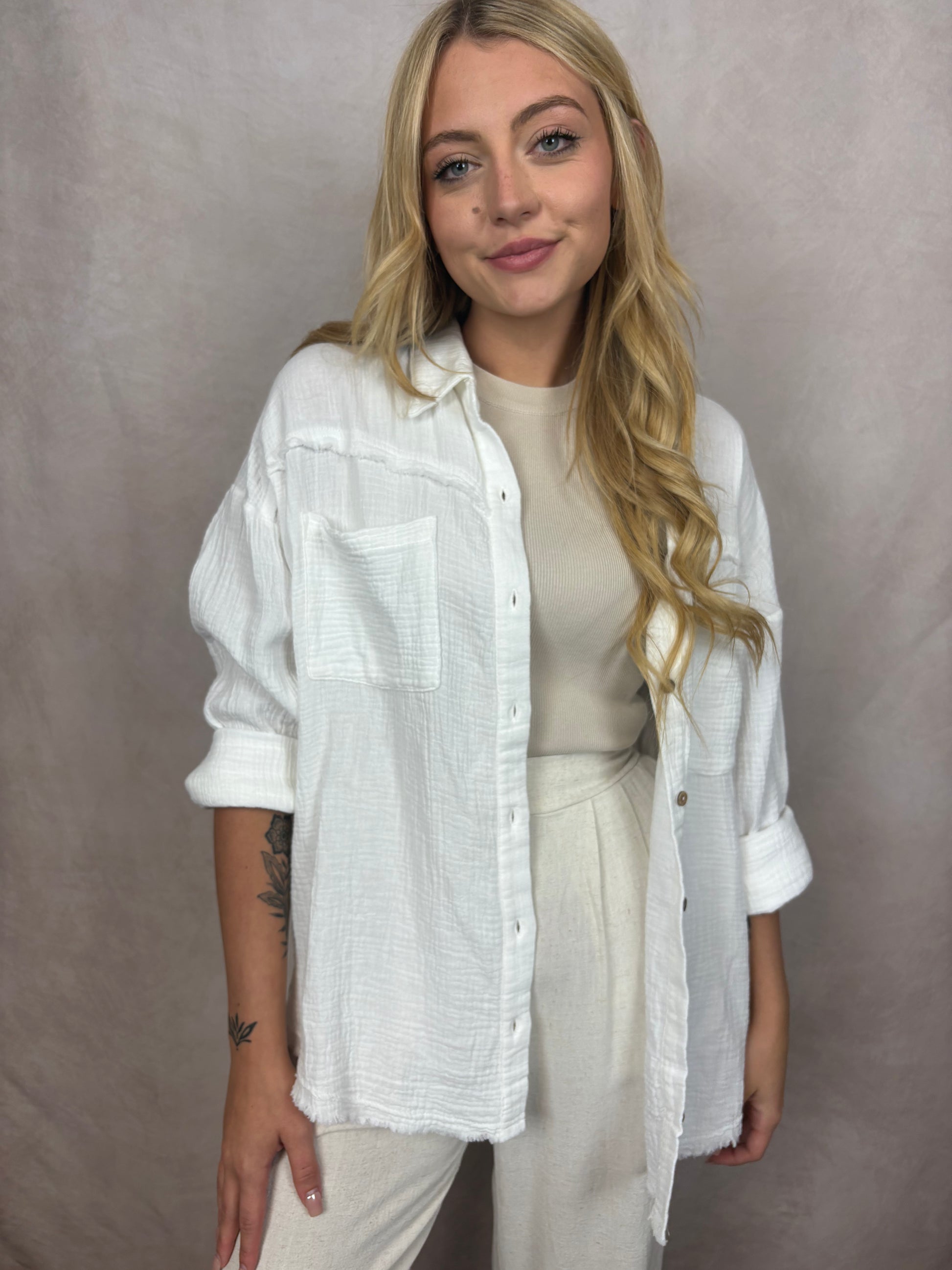 The Driftwood Button-Up