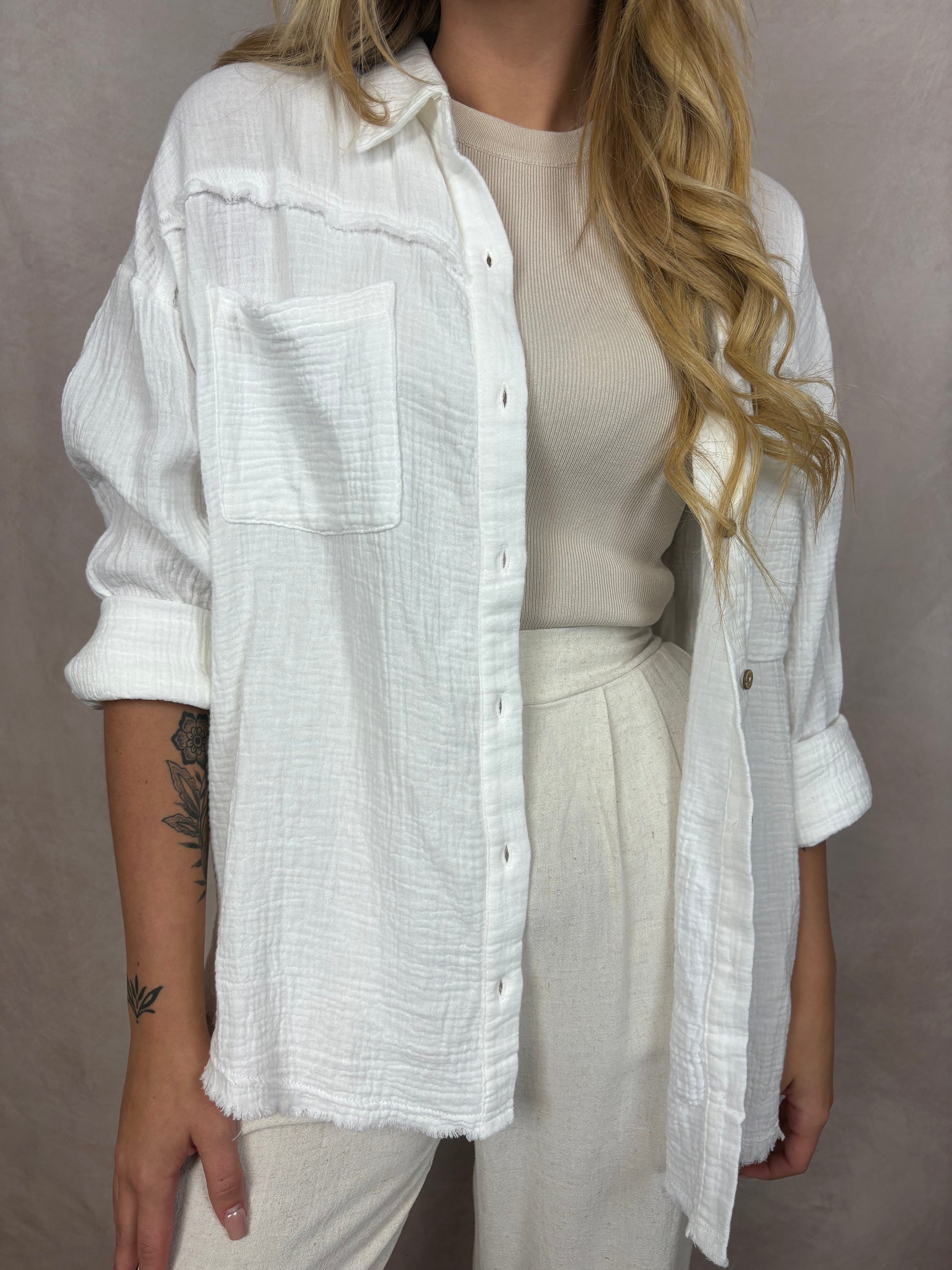 The Driftwood Button-Up