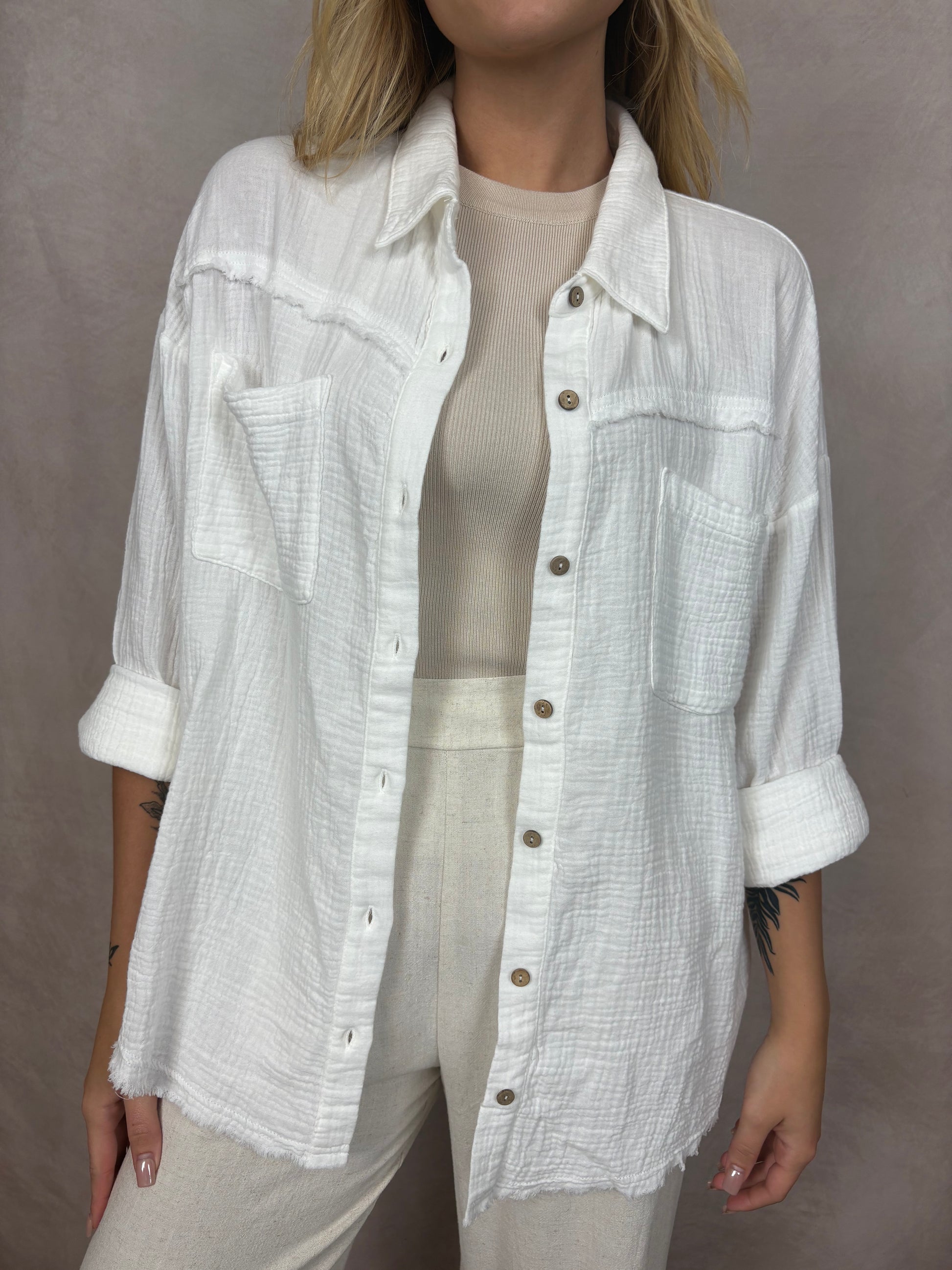 The Driftwood Button-Up